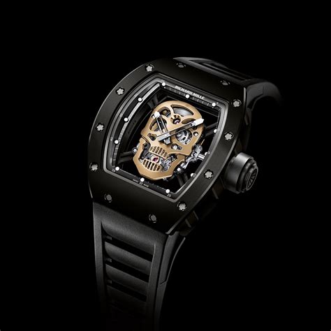 richard mille - nano ceramic rm52 -01 skull tourbillon|Richard Mille skull watch.